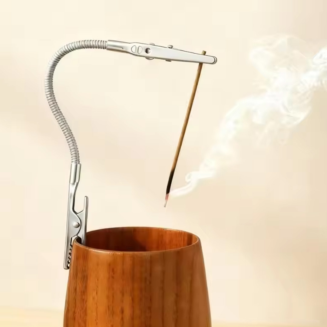 両端に蚊取り線香ホルダーと灰皿クリップが付いた、延長ホース付 - Incense Holder のレビューと価格