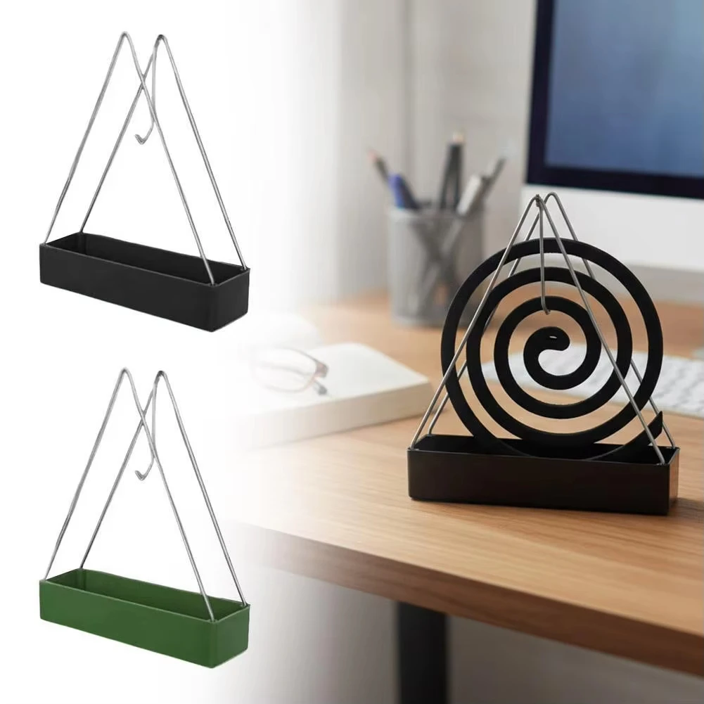 鉄製の蚊取り線香立て。トレイ付きで、線香を立てて焚くためのフ - Incense Holder のレビューと価格