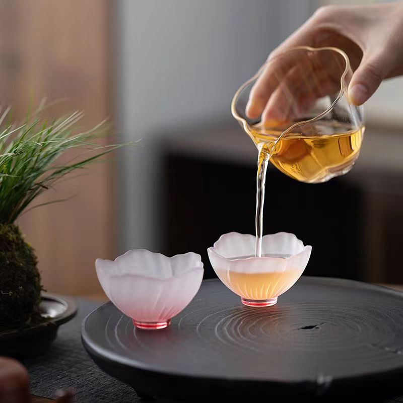 和風ピンク耐熱ガラス製蓋付きボウル、マスターカップ、茶作り用 - Japanese Pottery のレビューと価格