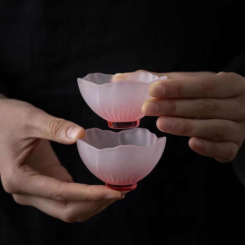 和風ピンク耐熱ガラス製蓋付きボウル、マスターカップ、茶作り用 - Japanese Pottery のレビューと価格