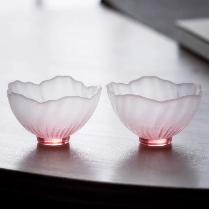 和風ピンク耐熱ガラス製蓋付きボウル、マスターカップ、茶作り用 - Japanese Pottery のレビューと価格