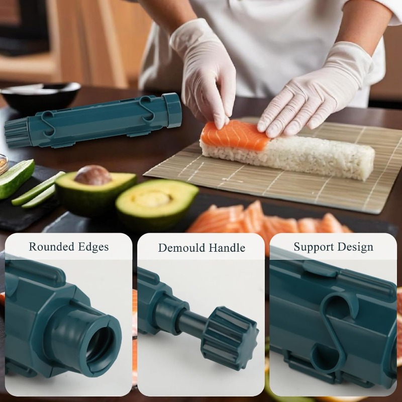 寿司作りキット、竹製寿司マット、寿司巻きマットキット、初心者 - Sushi Making Kit のレビューと価格