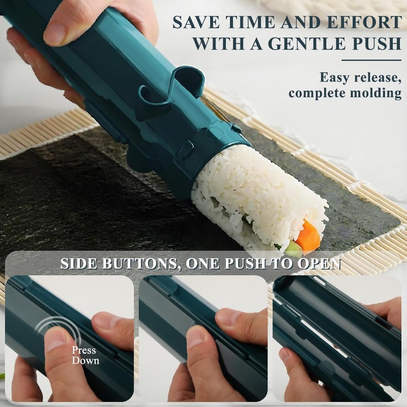 寿司作りキット、竹製寿司マット、寿司巻きマットキット、初心者 - Sushi Making Kit のレビューと価格