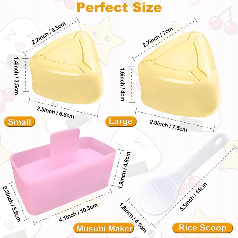 LMETJMA パックライスモールド ムスビメーカーキット  - Sushi Making Kit のレビューと価格