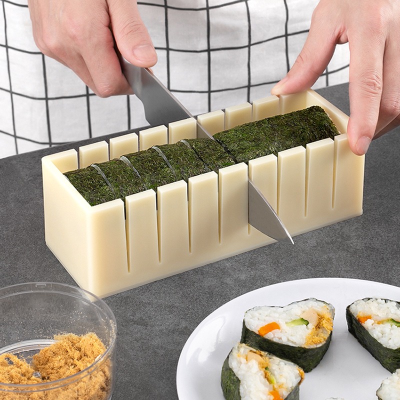 寿司機カッター寿司メーカーキムバップ寿司ロール型ラウンドスク - Sushi Making Kit のレビューと価格