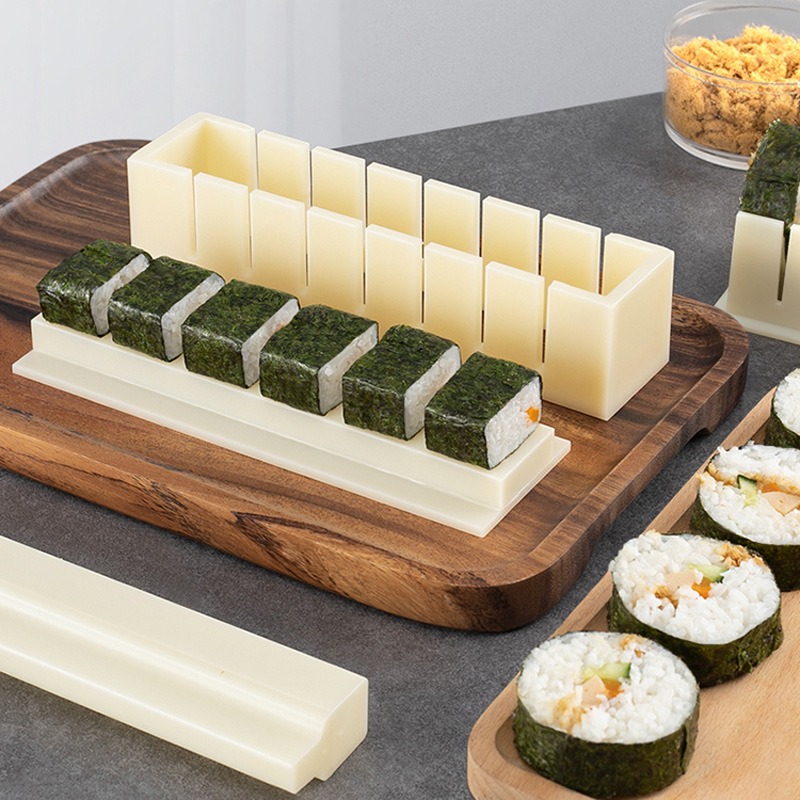 寿司機カッター寿司メーカーキムバップ寿司ロール型ラウンドスク - Sushi Making Kit のレビューと価格