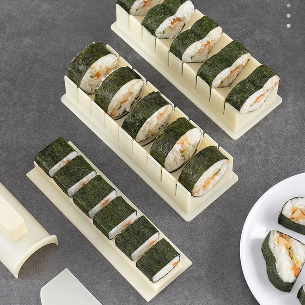 3個セット プラスチック製寿司メーカー器具キット 丸型・四角 - Sushi Making Kit のレビューと価格