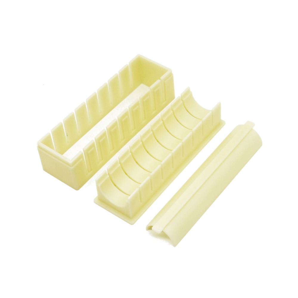 3個セット プラスチック製寿司メーカー器具キット 丸型・四角 - Sushi Making Kit のレビューと価格
