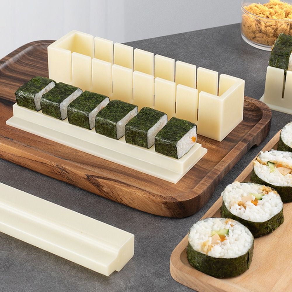 3個セット プラスチック製寿司メーカー器具キット 丸型・四角 - Sushi Making Kit のレビューと価格