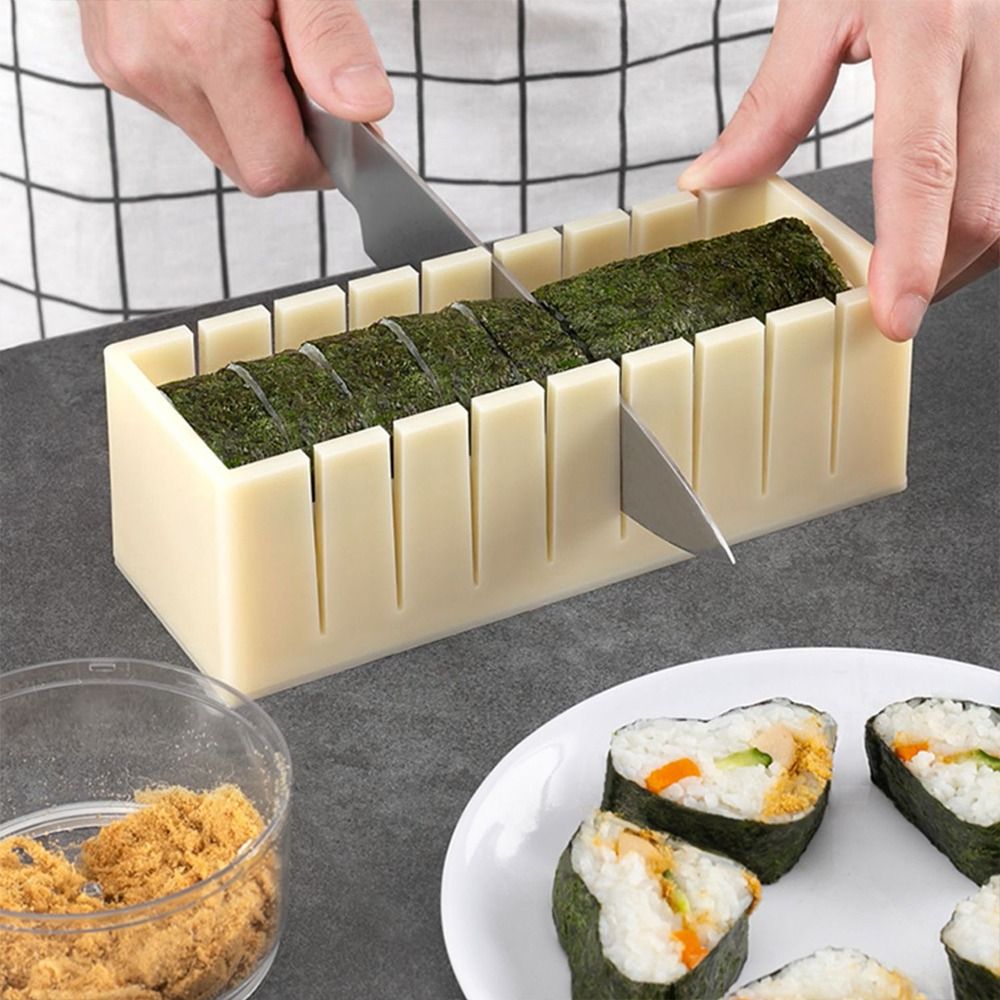 3個セット プラスチック製寿司メーカー器具キット 丸型・四角 - Sushi Making Kit のレビューと価格