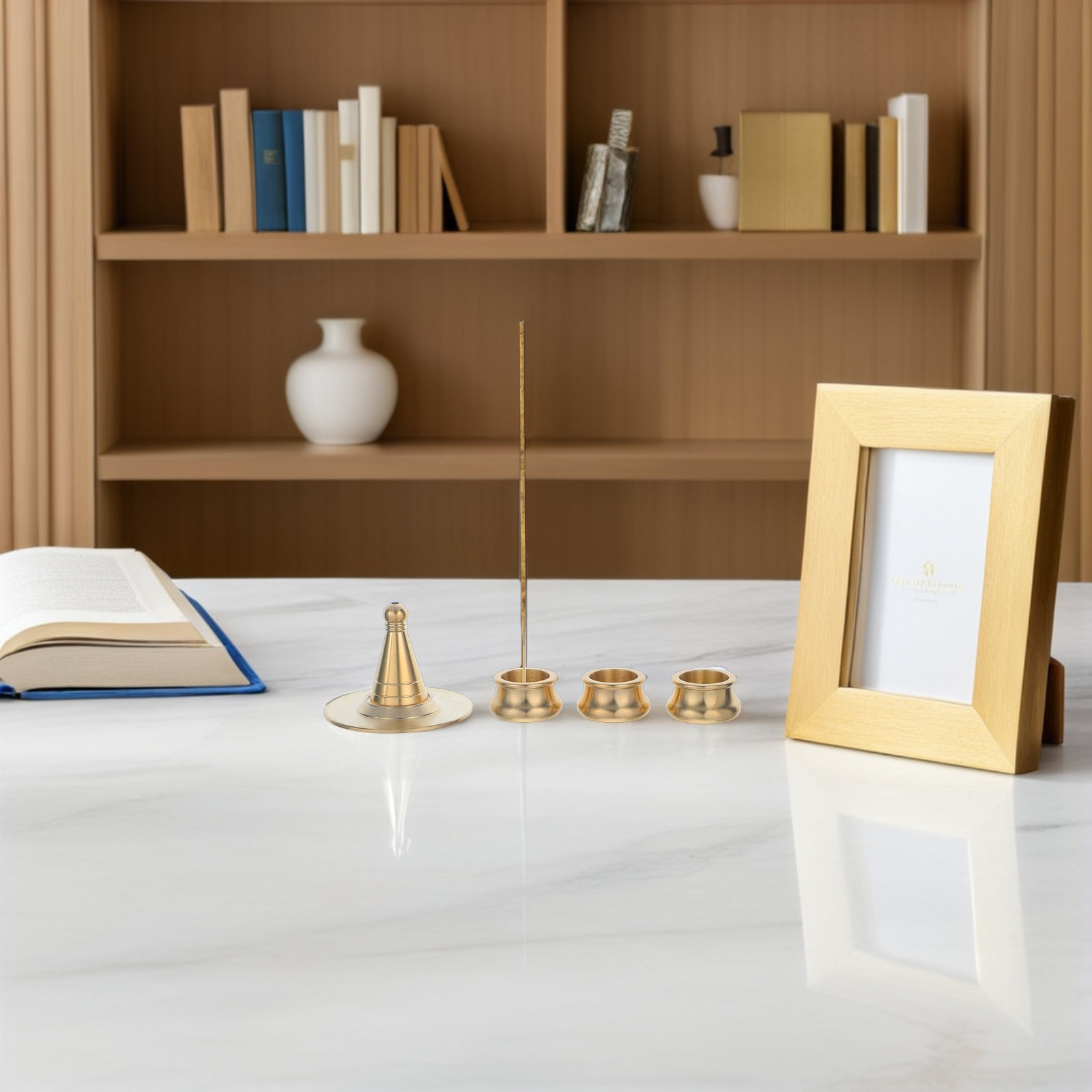 1セットお香コーン型セット DIY製作キット ミニ銅製コーン - Incense Holder のレビューと価格