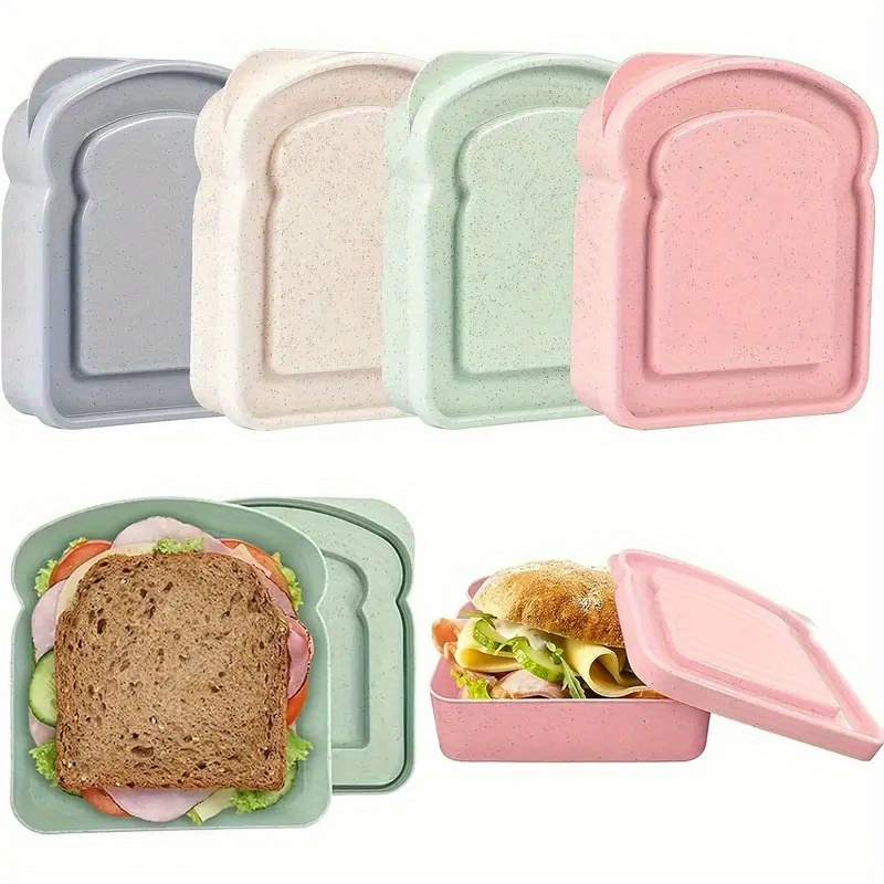 1pc 弁当箱、サンドイッチ容器、弁当箱用プラスチックトース - Bento Box のレビューと価格