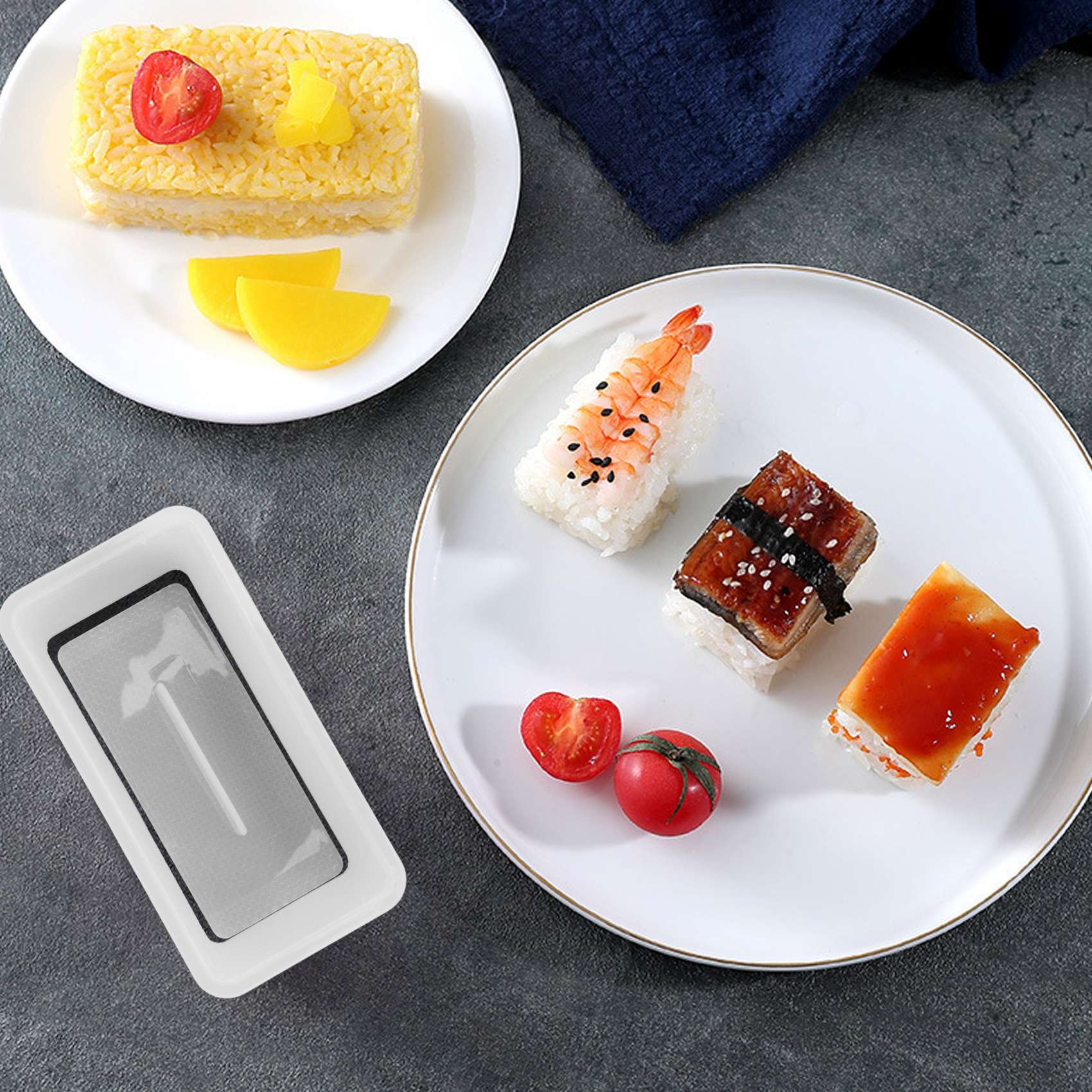 4 個のむすびメーカープレス金型ノンスティックスパムむすびメ - Sushi Making Kit のレビューと価格