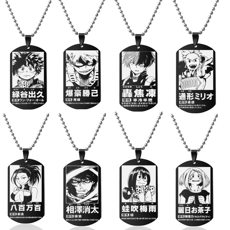 僕のヒーローアカデミア-子供向けのアニメ型ペンダント,長方形 - Furoshiki のレビューと価格