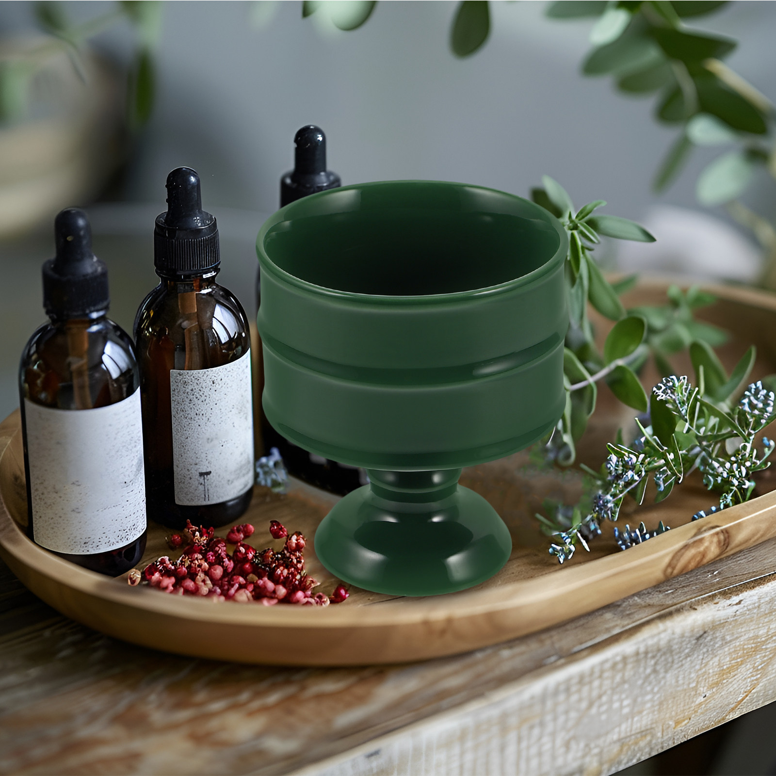 セラミック製のアロマキャンドルホルダー。タイ式マッサージ風の - Incense Holder のレビューと価格