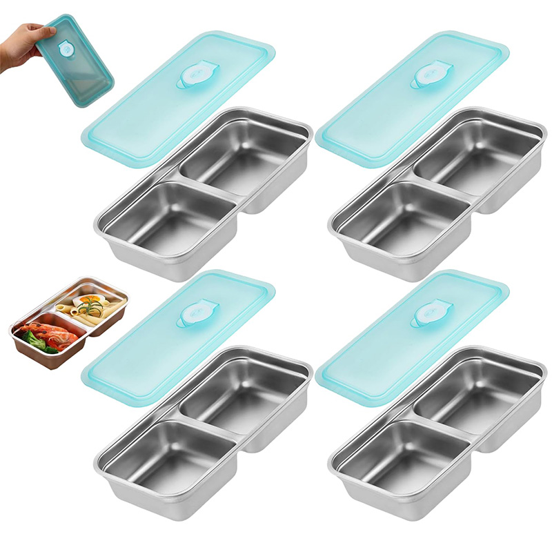 ポータブルステンレス鋼鮮度保持ボックス食品容器多機能冷蔵庫収 - Bento Box のレビューと価格