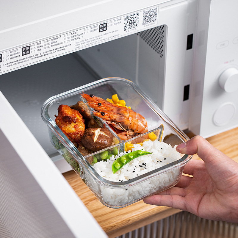 ガラス製鮮度保持容器 高硼珪酸耐熱電子レンジ対応弁当箱 冷蔵 - Bento Box のレビューと価格