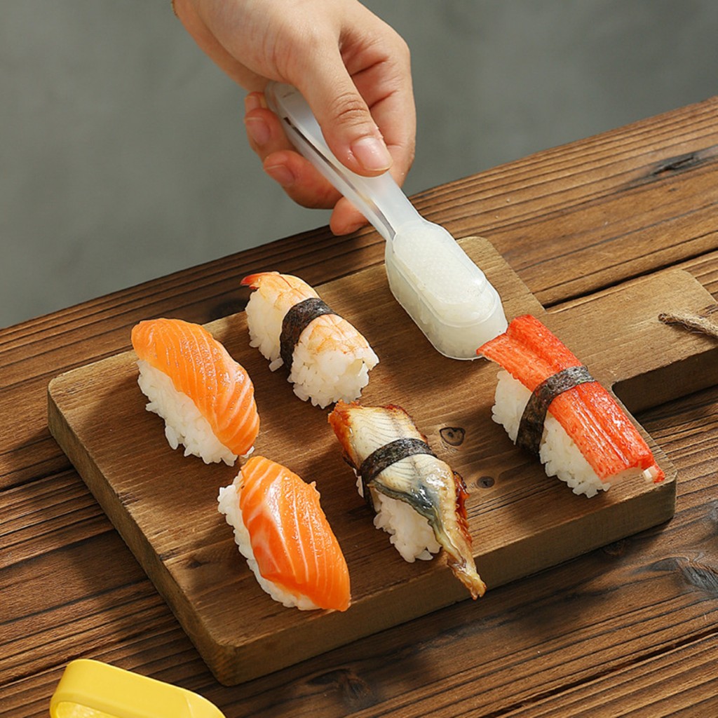 3個セット 寿司型セット、DIY軍艦寿司海苔巻き寿司熊型おに - Sushi Making Kit のレビューと価格