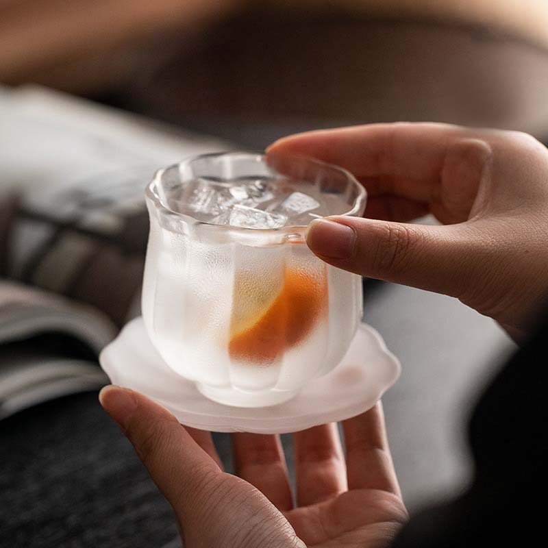 手作り耐熱ホウケイ酸ガラス蓮茶碗カンフーティーセット個人用シ - Japanese Pottery のレビューと価格