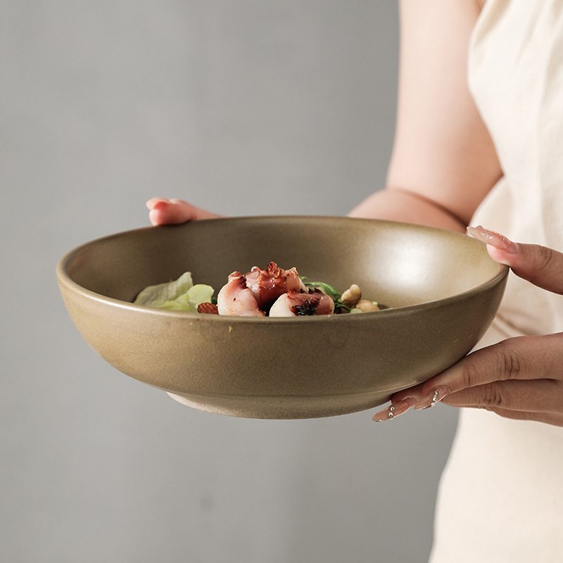 1個入り 日本製陶器ボウルセット クリエイティブレトロスタイ - Japanese Pottery のレビューと価格