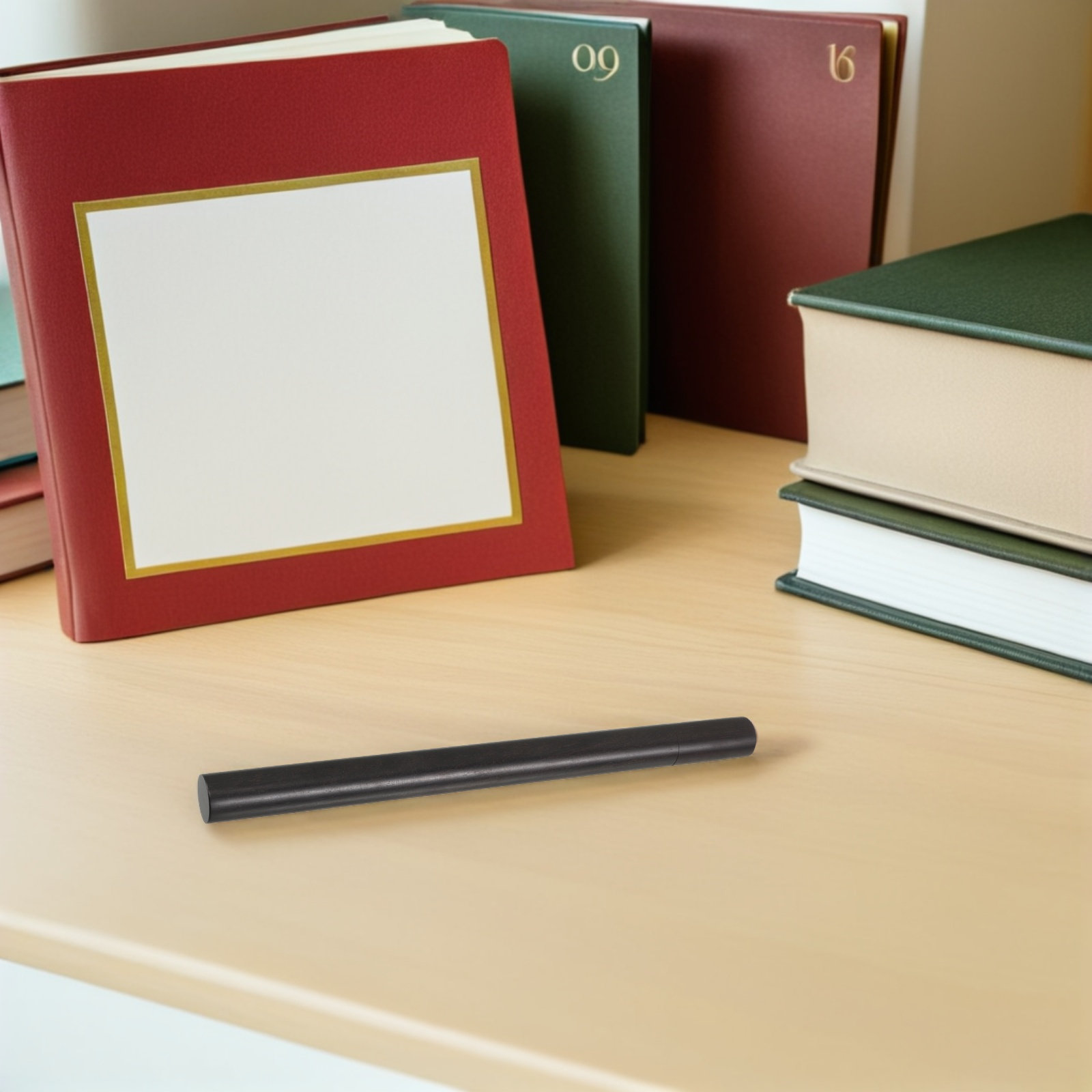 木製のお香立て、密閉式収納筒、円筒形の容器。アロマセラピー、 - Incense Holder のレビューと価格