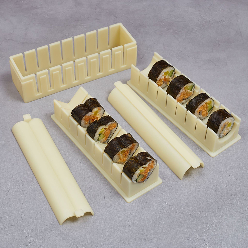 3個セット 正方形 ハート型 寿司作りツール ケーキロール型 - Sushi Making Kit のレビューと価格