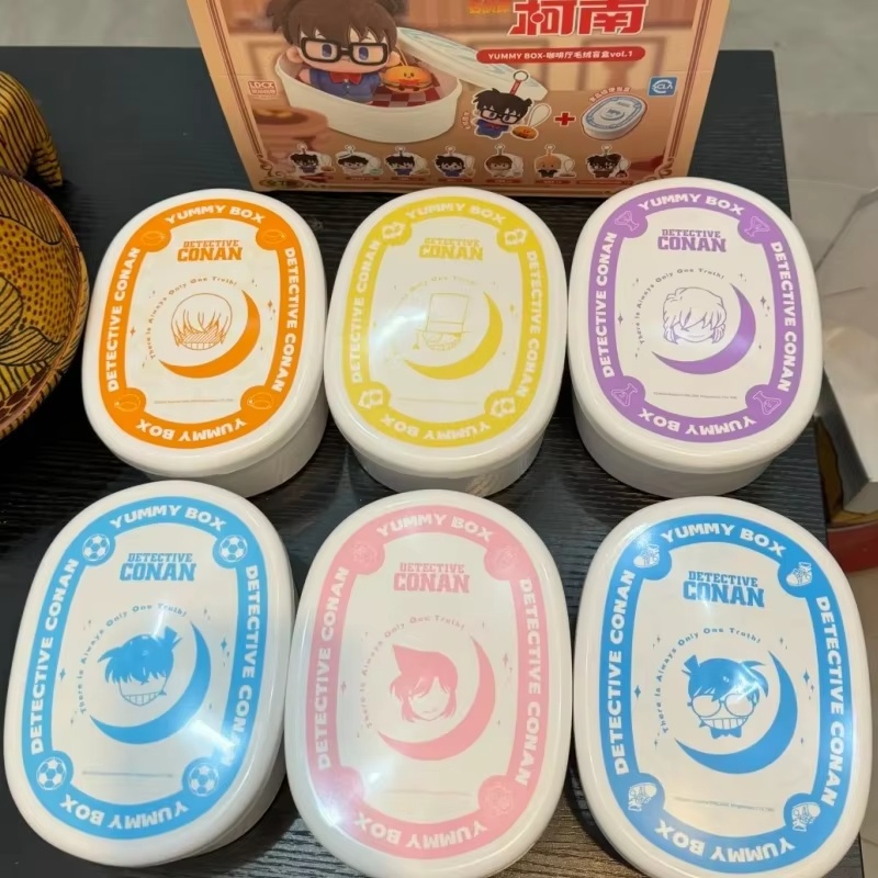 アニメ名探偵コナンシリーズブラインドボックス弁当モデル人形ぬ - Bento Box のレビューと価格