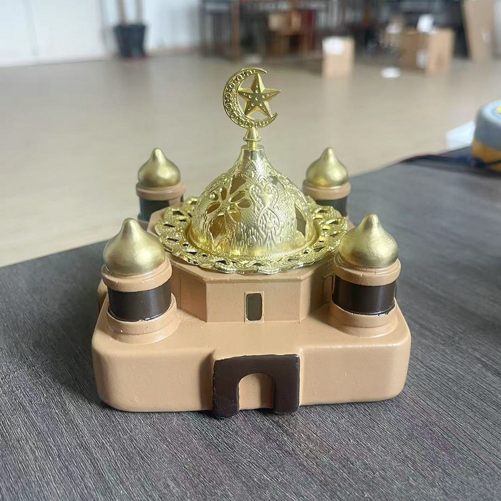 樹脂製イスラム寺院風お香立て - ラマダン、イスラム教の祝祭 - Incense Holder のレビューと価格