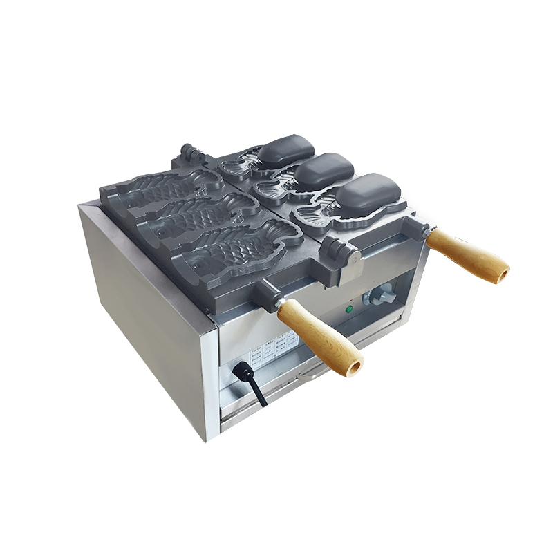 業務用たい焼き機 3 穴ガス/電気和菓子とスナック機 2KW - Japanese Snacks のレビューと価格