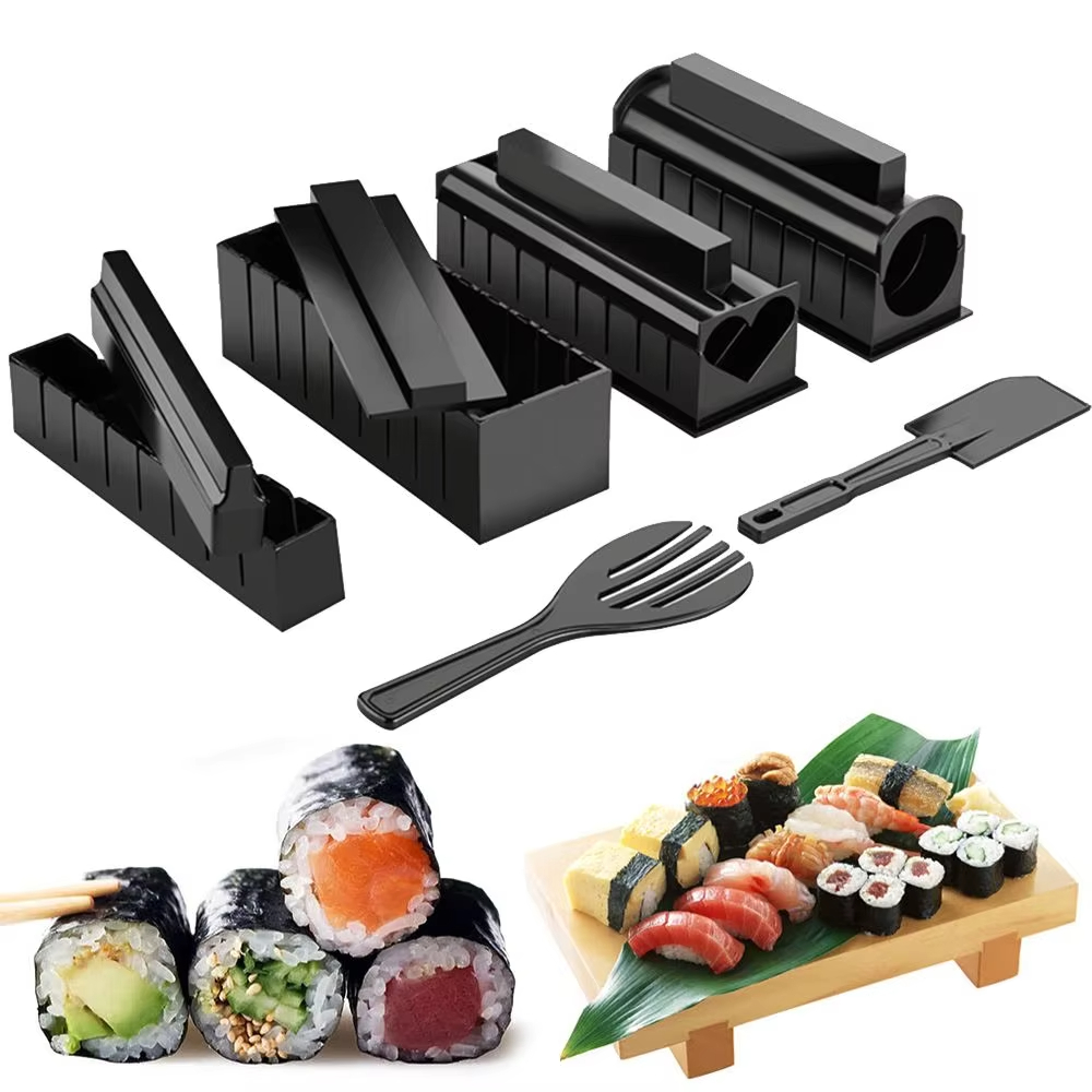 3/10個セット 日本の寿司メーカー 3種類の形状 寿司作り - Sushi Making Kit のレビューと価格