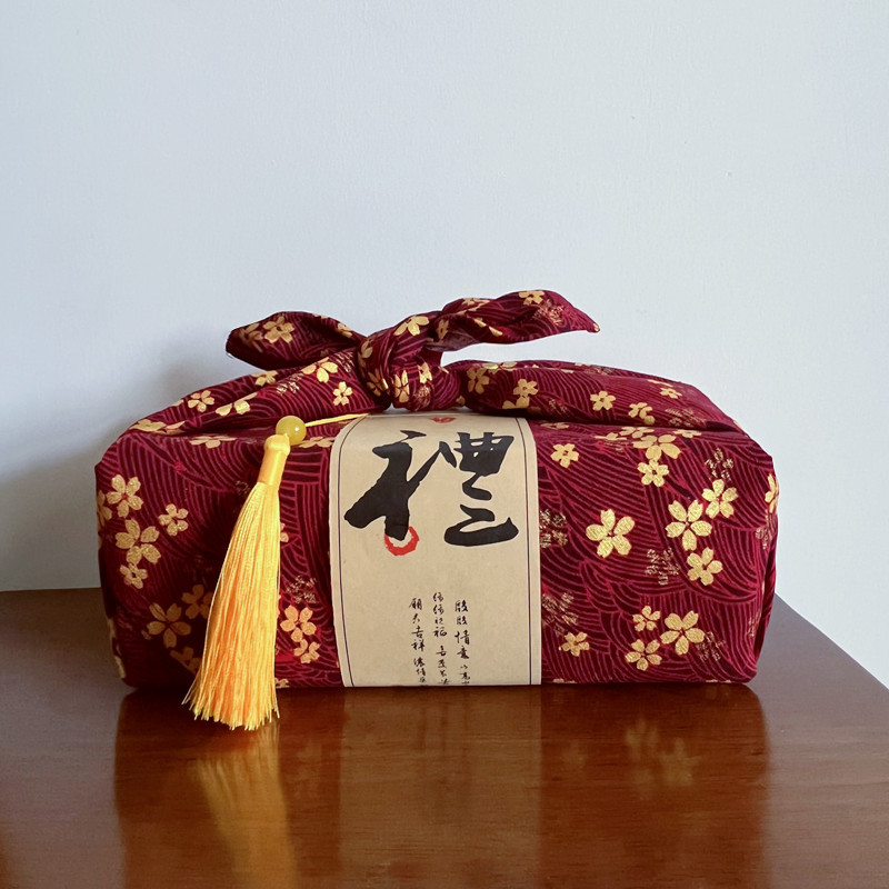 和風ハンカチ風呂敷 包み布 70cm×45cm 弁当 結婚祝 - Furoshiki のレビューと価格