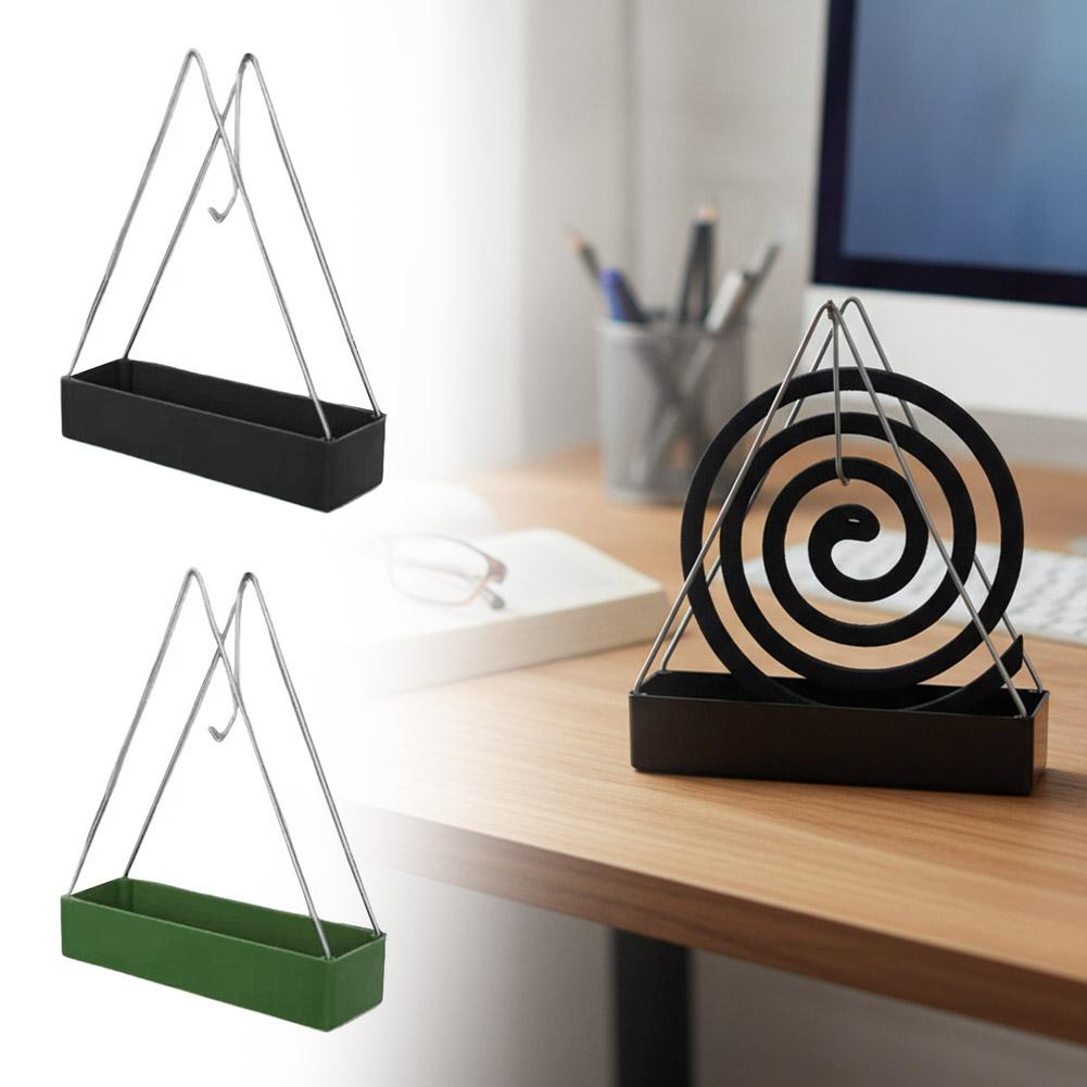 三角形の鉄製蚊取り線香ホルダー、モダンな線香立て、持ち運び可 - Incense Holder のレビューと価格