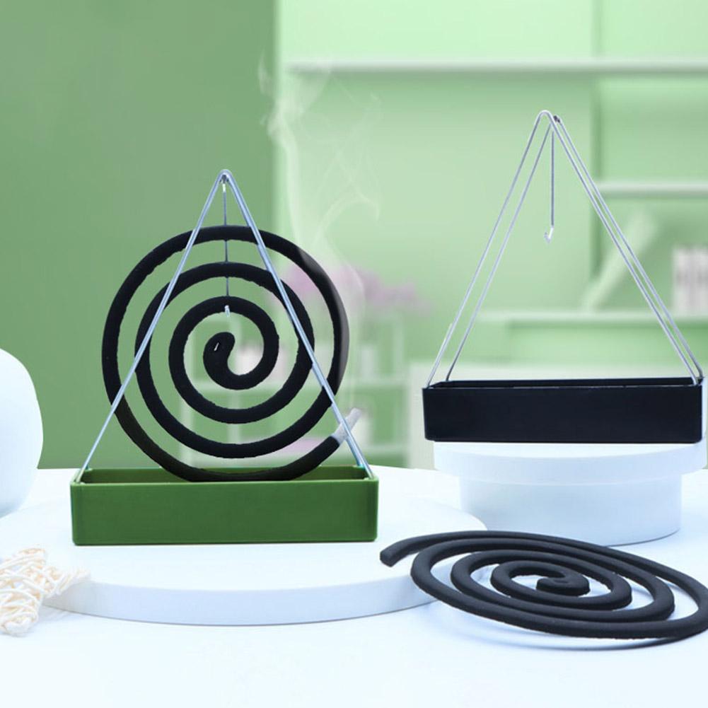 三角形の鉄製蚊取り線香ホルダー、モダンな線香立て、持ち運び可 - Incense Holder のレビューと価格